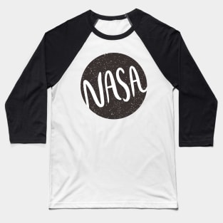 NASA Galaxy Circle Baseball T-Shirt